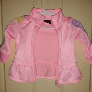 Puma Light Pink Infant Jacket And Champion Hoody